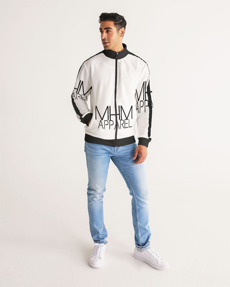 MHM APPAREL Men's Stripe-Sleeve Fitted Jacket