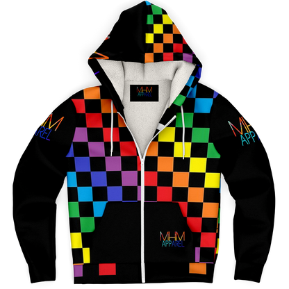 MHM APPAREL Color Rush Zip Up HooDie