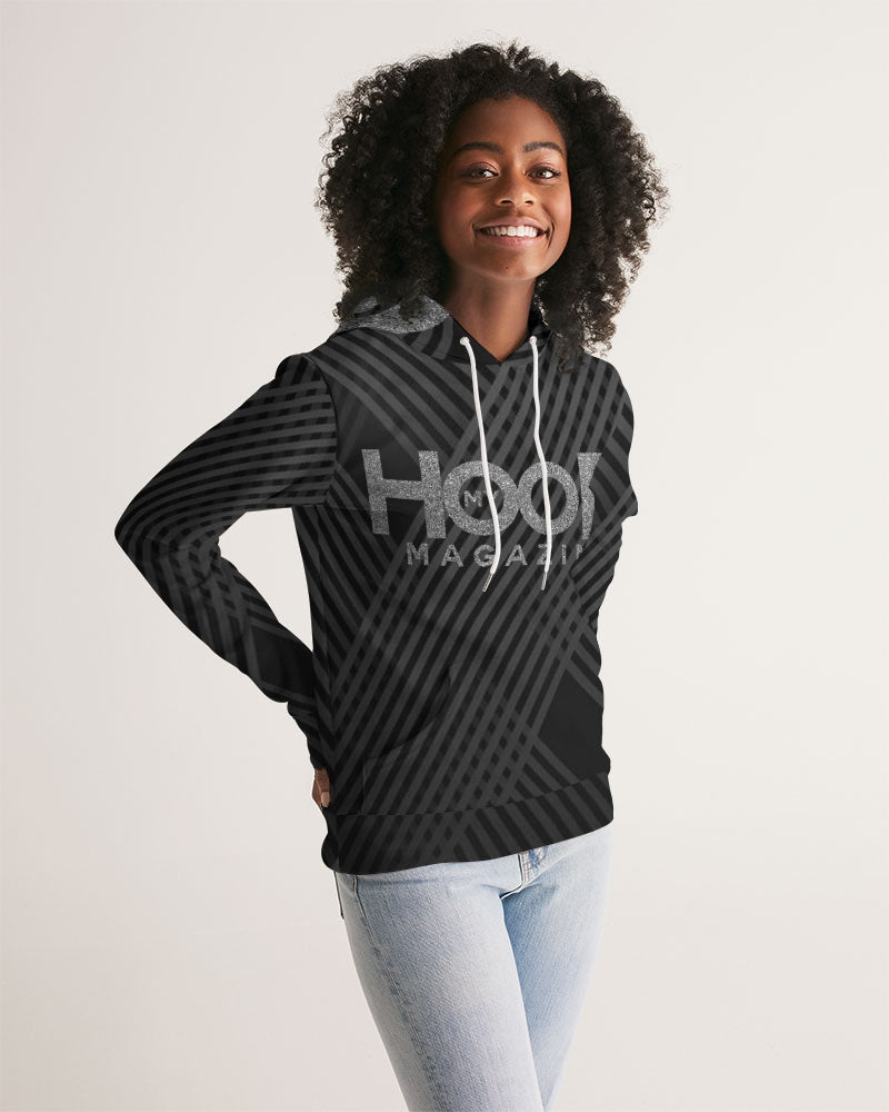 Silver Glitter MHM LOGO Women's Hoodie