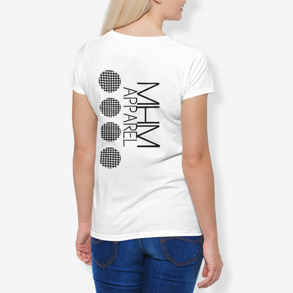 MHM Apparel PERIOD Women's Cotton Stretch CrewNeck T-Shirt