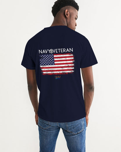 MHM APPAREL  NAVY VET Men's Graphic Tee