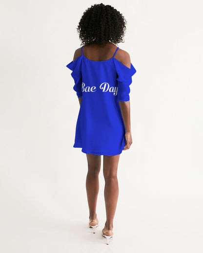 MHM Apparel Women's Open Shoulder Bae Day Dress