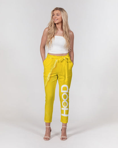 MHM Apparel Women's Belted Tapered Pants