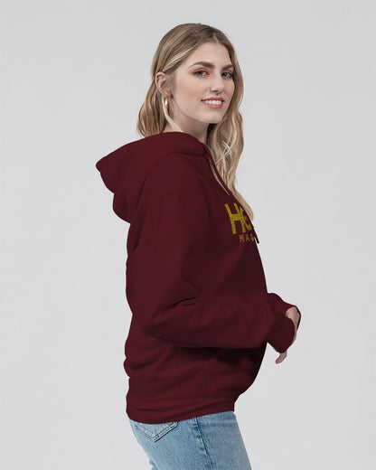 MHM Burgundy & Gold Premium HooDie