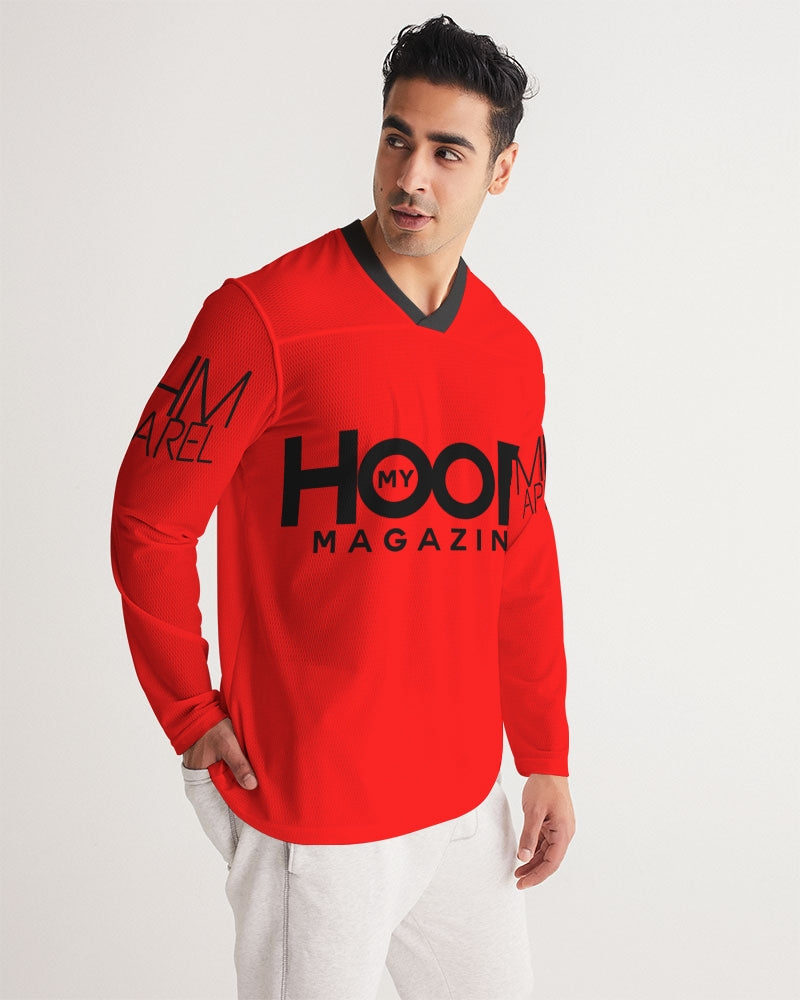 MHM Apparel TAMPA 12 Red Long Sleeve Sports Jersey