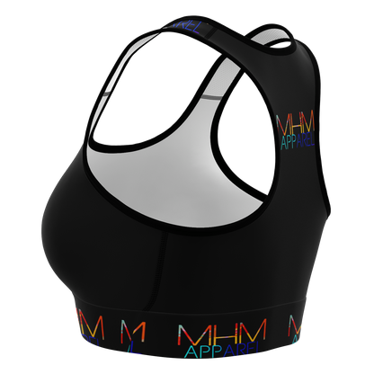MHM Apparel Black Sports Bra