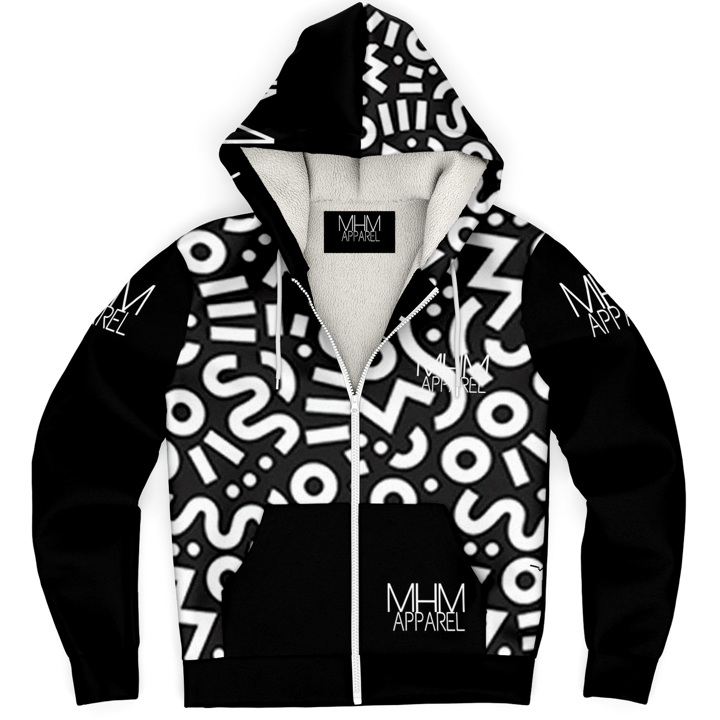 MHM APPAREL EsCOBAR Zip-Up HooDie