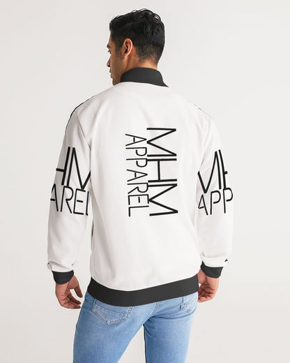 MHM APPAREL  Men's Stripe-Sleeve Fitted Jacket