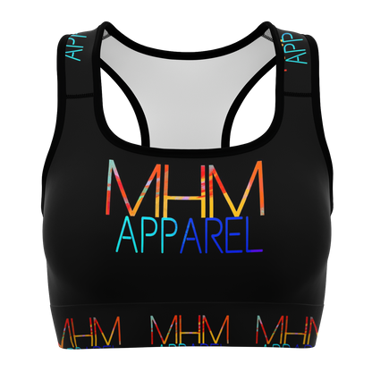 MHM Apparel Black Sports Bra