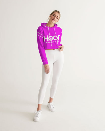 MHM Apparel Women's Pink Cropped Hoodie