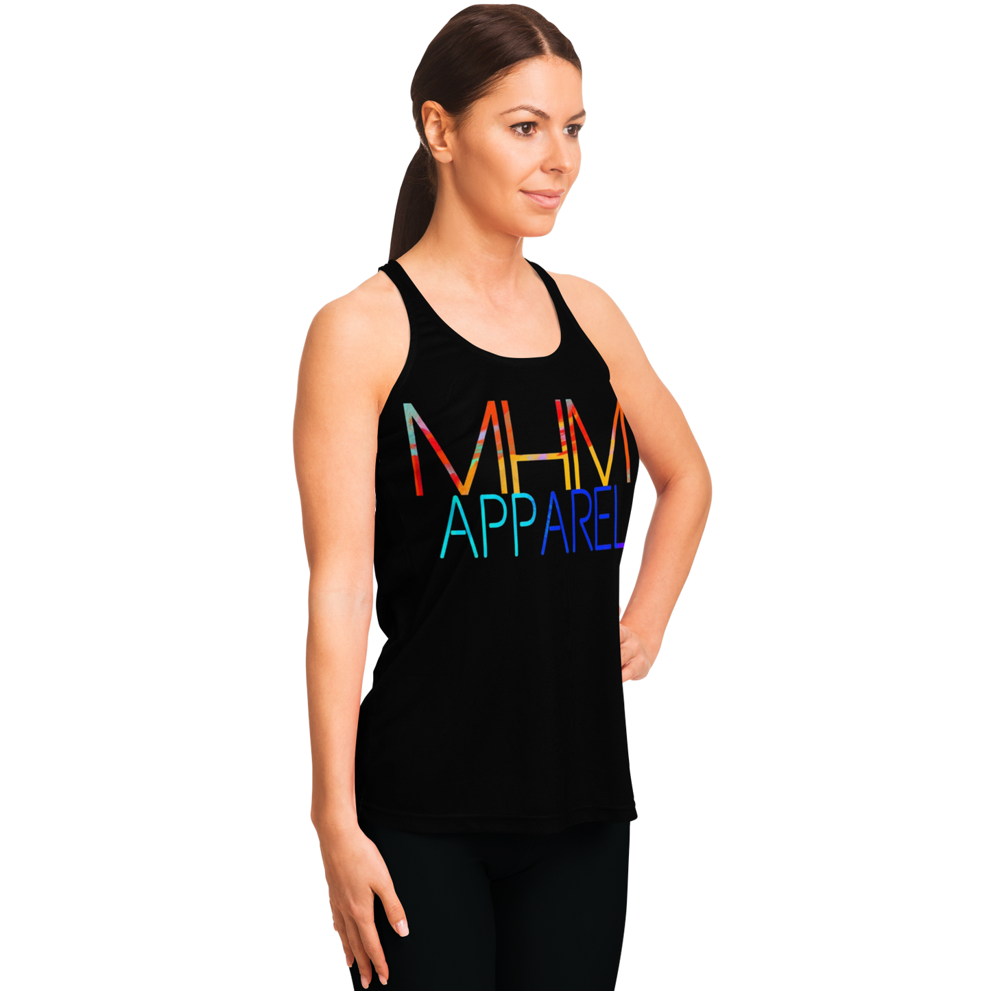 MHM Apparel Black Logo Tank Top