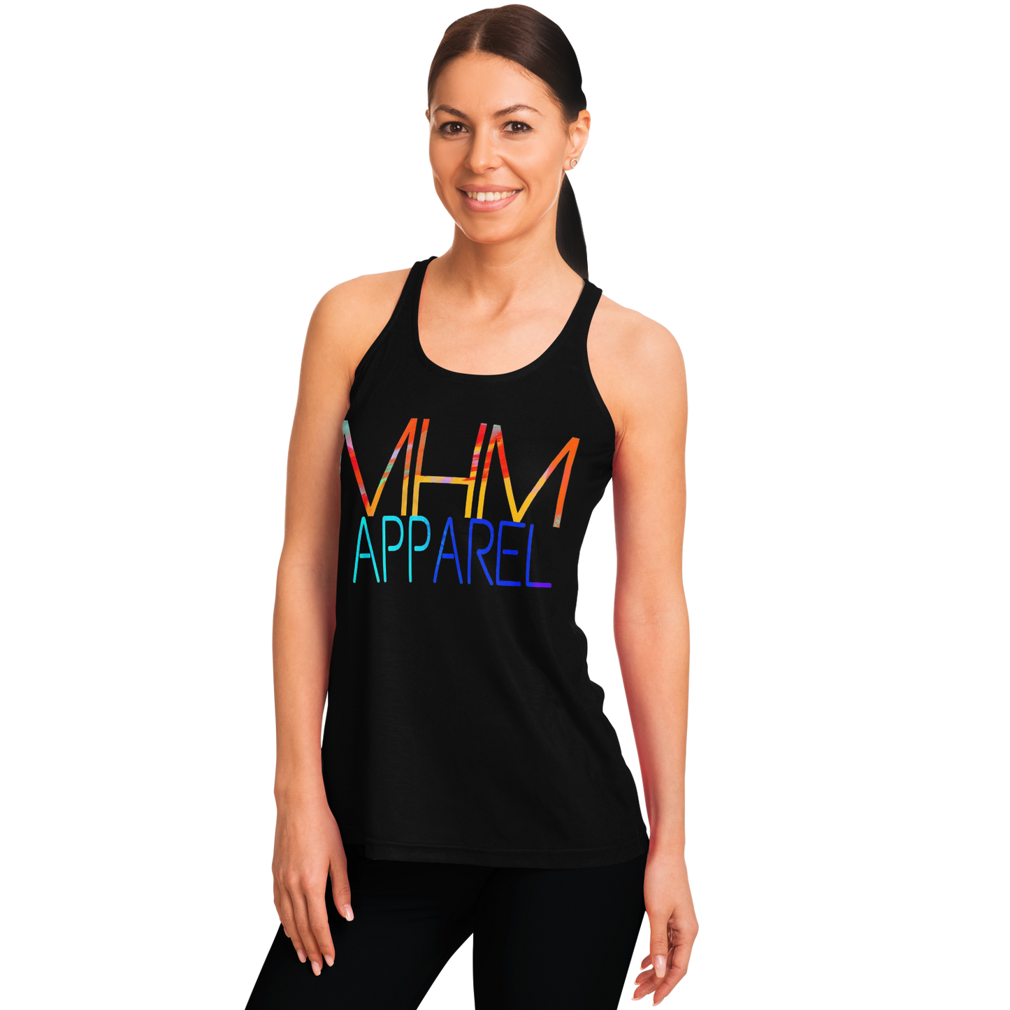 MHM Apparel Black Logo Tank Top
