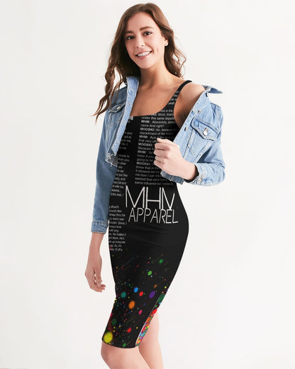 MHM Apparel Women's Midi Bodycon Dress