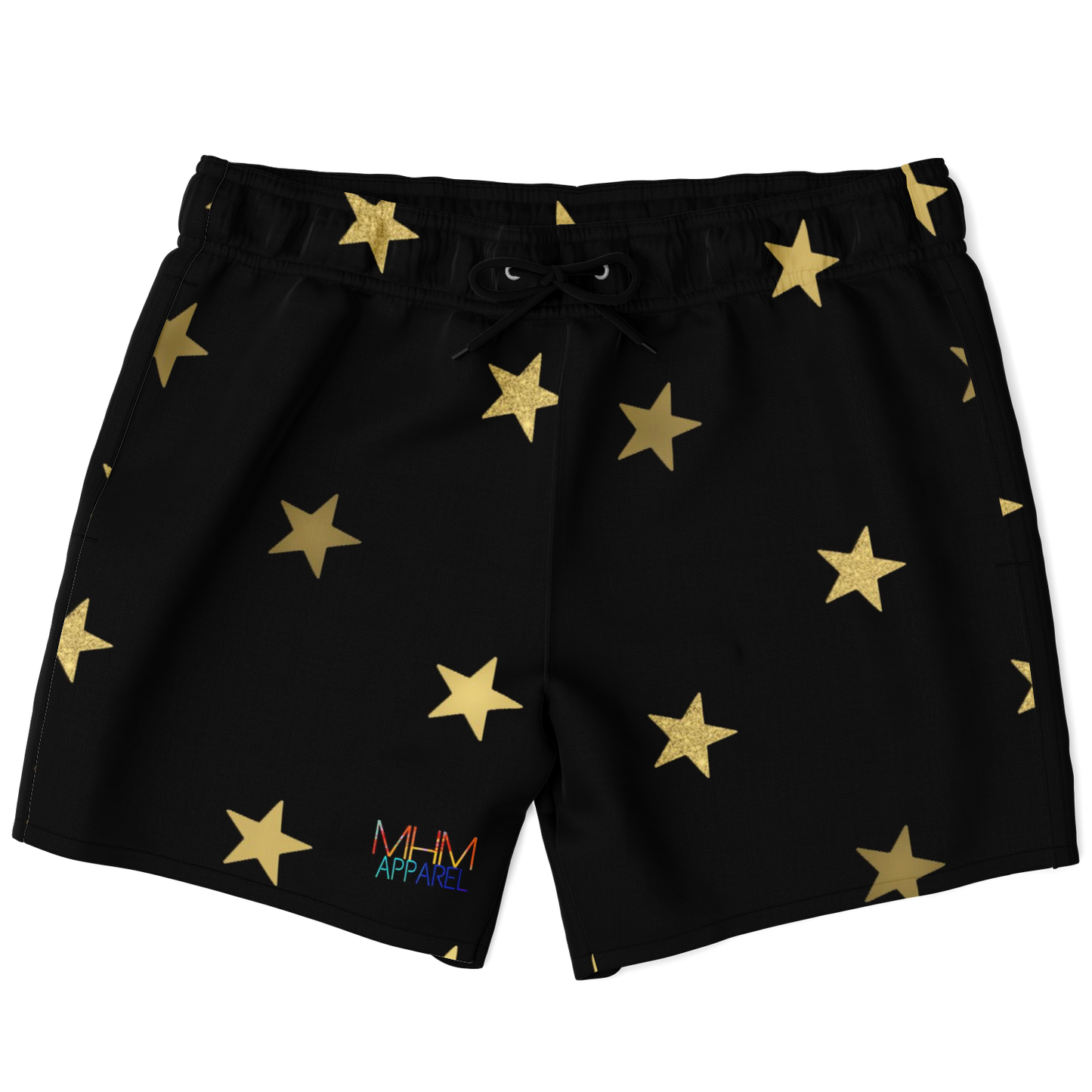 MHM Apparel Black Star Short Shorts