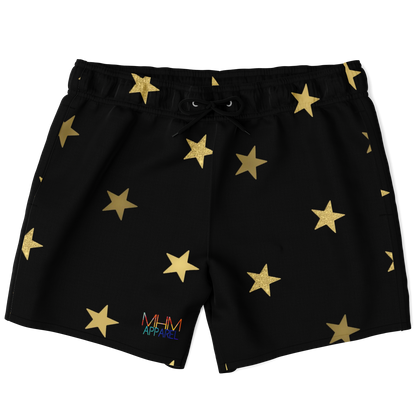 MHM Apparel Black Star Short Shorts