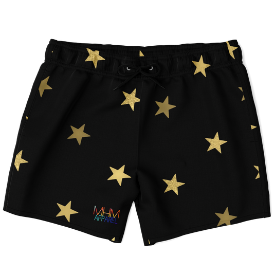 MHM Apparel Black Star Short Shorts