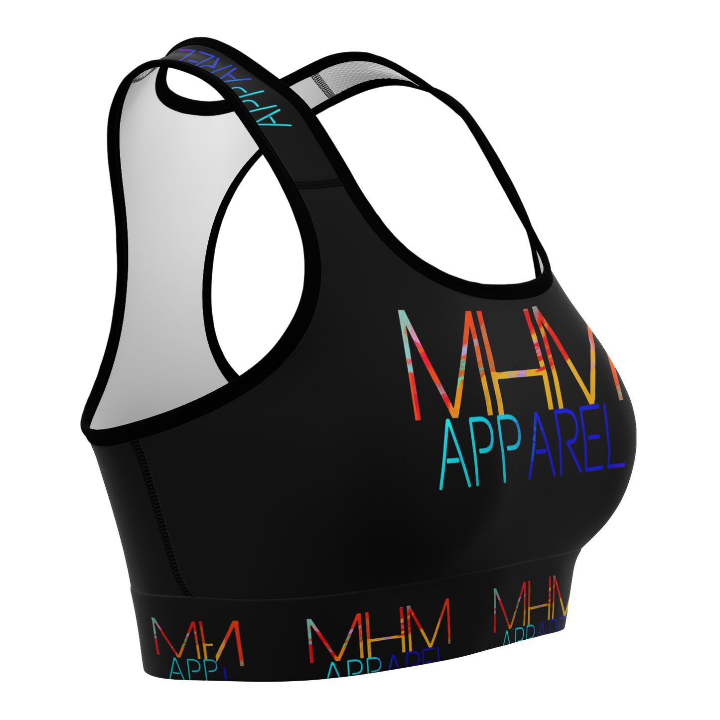 MHM Apparel Black Sports Bra