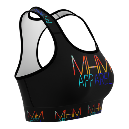 MHM Apparel Black Sports Bra