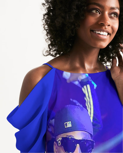 MHM Apparel Women's Open Shoulder Bae Day Dress