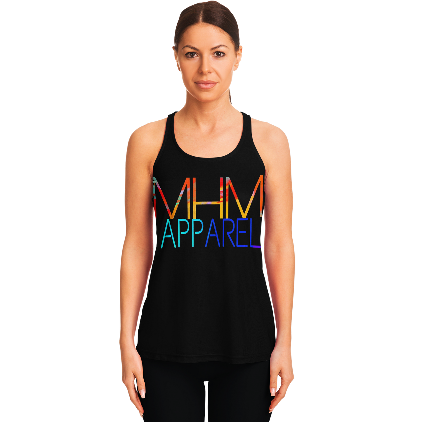 MHM Apparel Black Logo Tank Top
