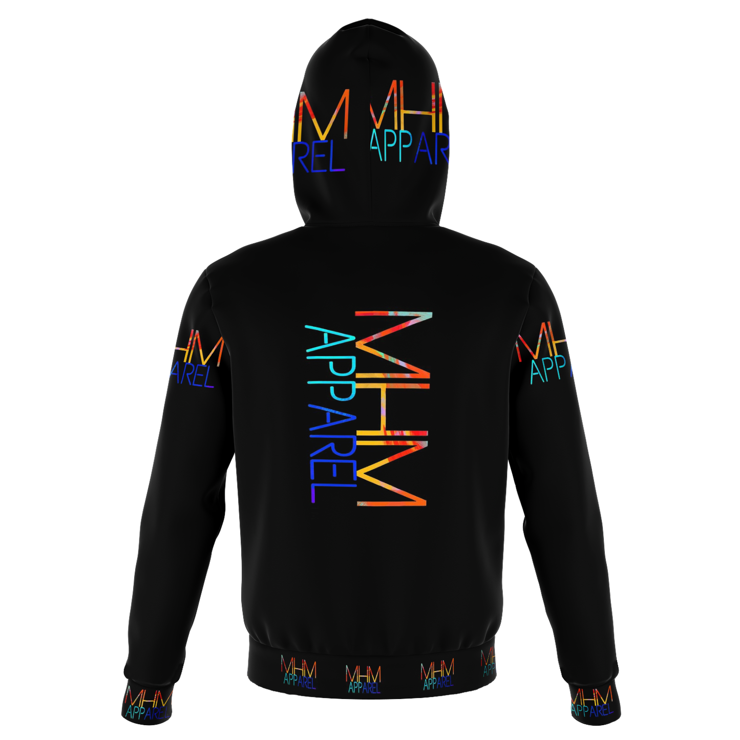 MHM APPAREL Adult Hoodie Black