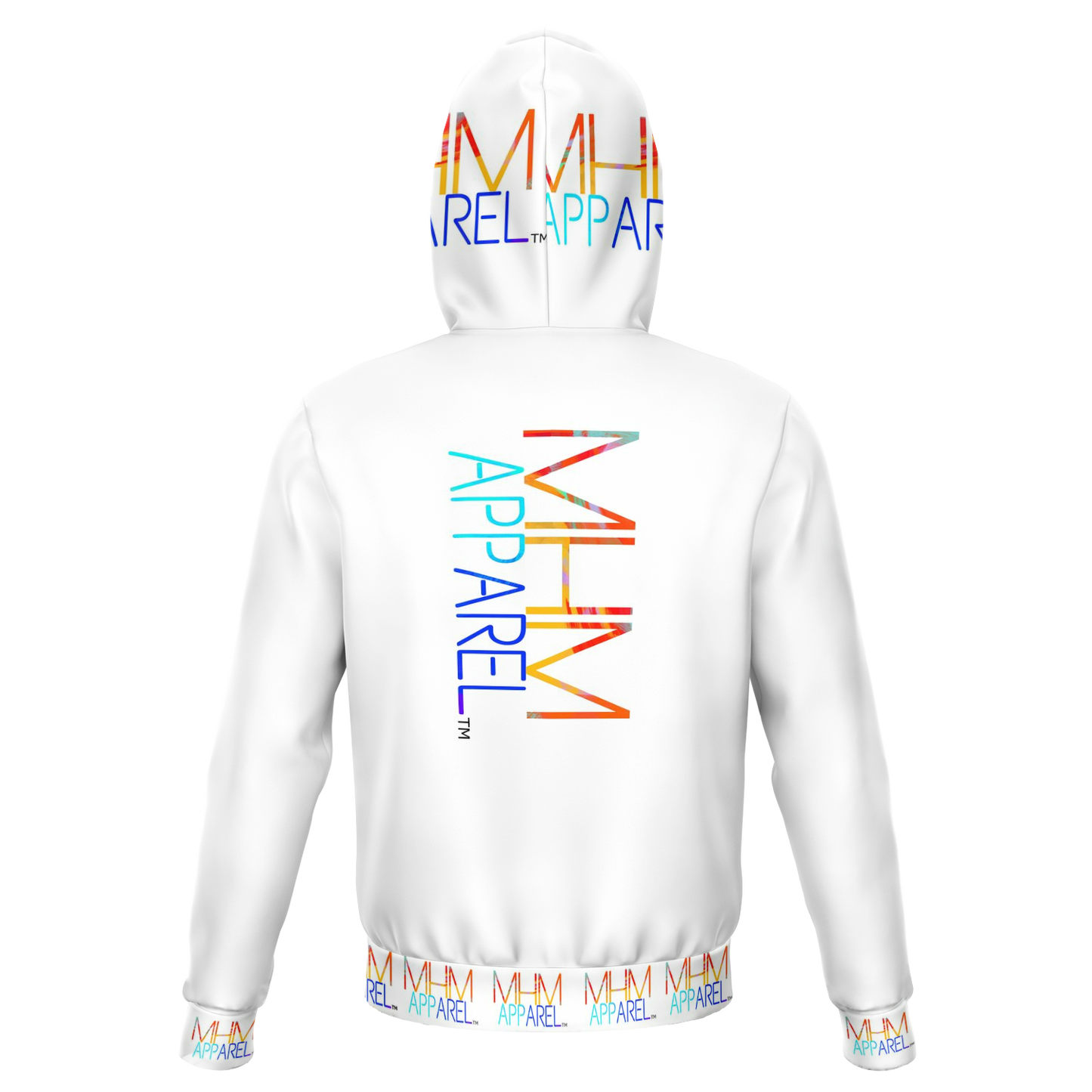 MHM Apparel White HooDie