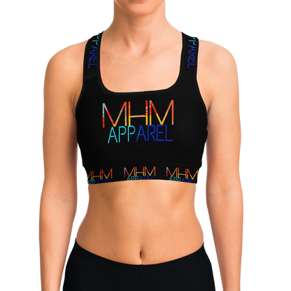 MHM Apparel Black Sports Bra