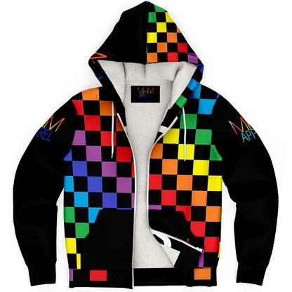 MHM APPAREL Color Rush Zip Up HooDie
