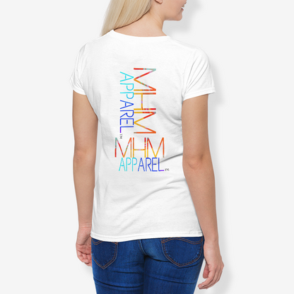 MHM APPAREL Women's Cotton Stretch CrewNeck T-Shirt