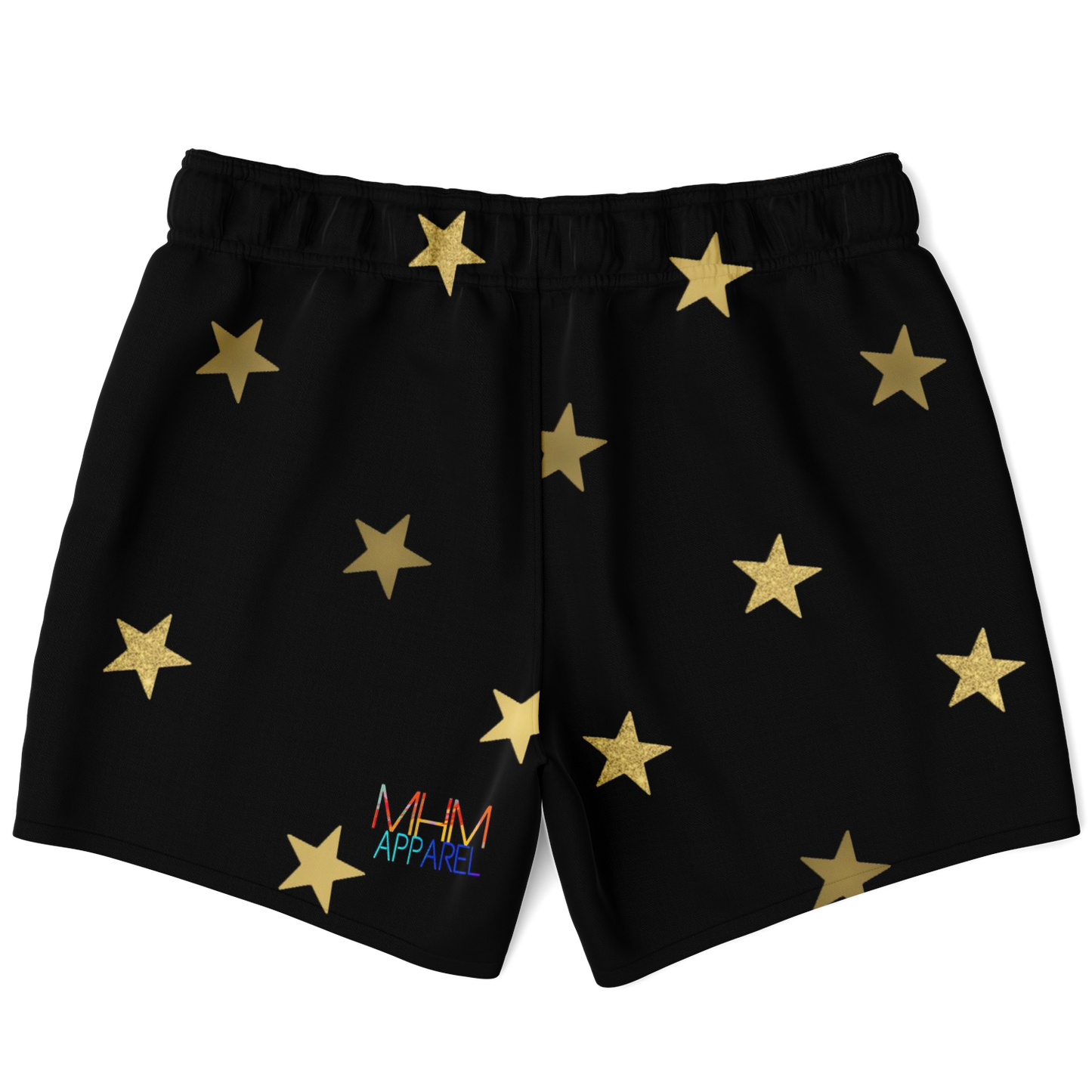 MHM Apparel Black Star Short Shorts
