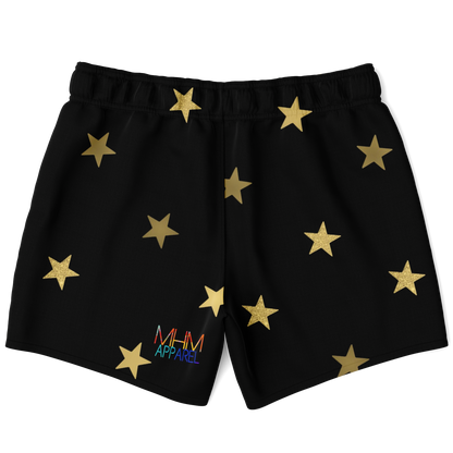 MHM Apparel Black Star Short Shorts