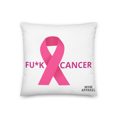 MHM Apparel FU*K Cancer Premium Pillow KB Edition