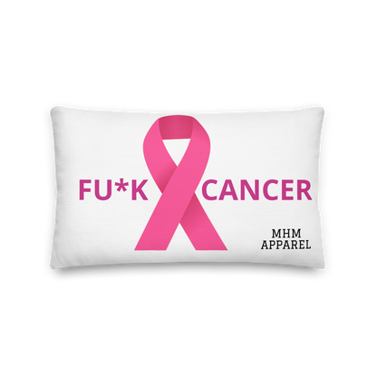 MHM Apparel FU*K Cancer Premium Pillow KB Edition