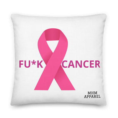 MHM Apparel FU*K Cancer Premium Pillow KB Edition
