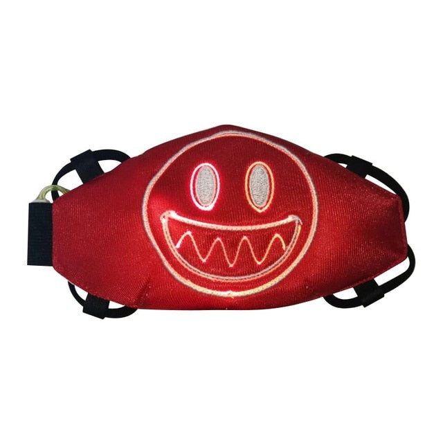 LED Luminous Mask Mobile Phone APP Edit Pattern Text